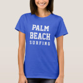 Palm Beach Florida Surfing T - Shirt (Vorderseite)