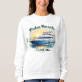 Palm Beach Florida Urlaub Sweatshirt (Vorderseite)