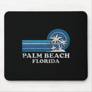 Palm Beach Florida Vintager Familienurlaub Mousepad