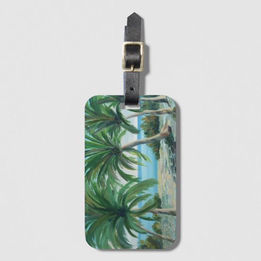 Palm Beach Gepäckmarke Gepäckanhänger (Vorderseite Vertikal)