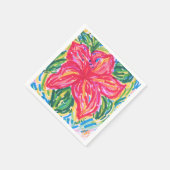 Palm Beach Hibiskus Serviette (Ecke)