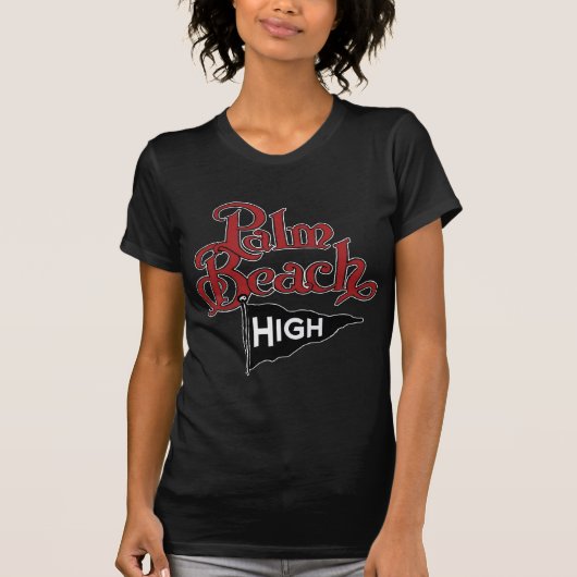 Palm Beach hohes #1 T-Shirt (Vorderseite)