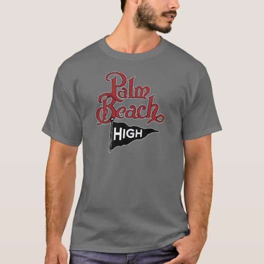 Palm Beach hohes #1 T-Shirt (Vorderseite)