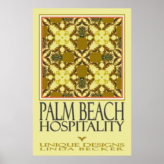 Palm Beach Hospitality Poster (Vorne)