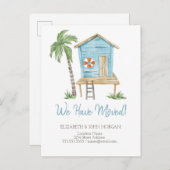 Palm Beach House Ankündigungspostkarte (Vorne/Hinten)