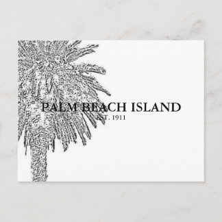 PALM BEACH INSEL POSTKARTE