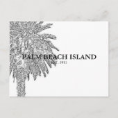 PALM BEACH INSEL POSTKARTE (Vorderseite)