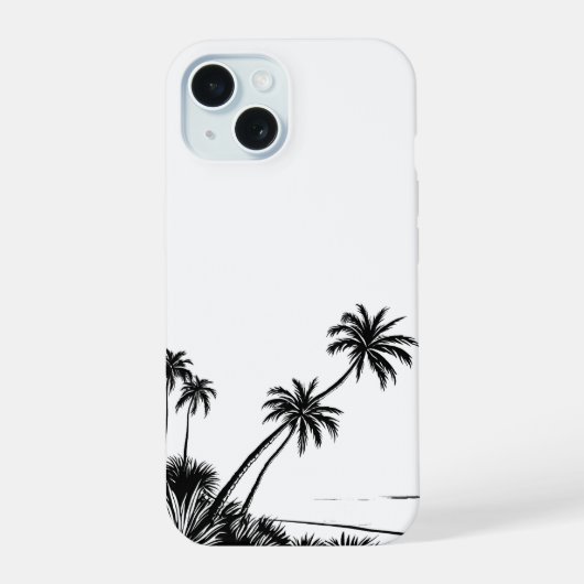Palm Beach iPhone 15 Hülle (Rückseite)