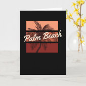 Palm Beach Karte (Gelbe Blume)