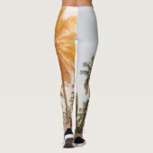 Palm Beach Landschaftliche Aussicht Leggings (Rückseite)