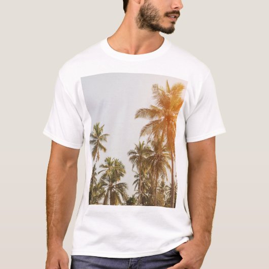 Palm Beach Landschaftliche Aussicht T-Shirt (Vorderseite)