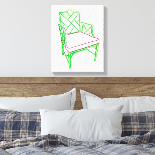 Palm Beach Leinwand (Insitu (Schlafzimmer))