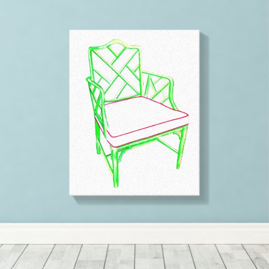 Palm Beach Leinwand (Insitu (Holzboden))