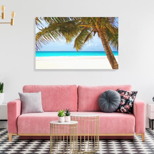 Palm Beach Leinwanddruck (Insitu (Wohnzimmer))
