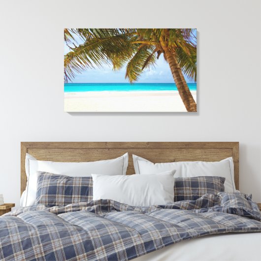 Palm Beach Leinwanddruck (Insitu (Schlafzimmer))
