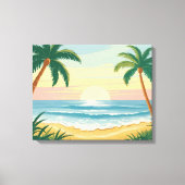 Palm Beach Leinwanddruck (Vorderseite)