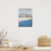 Palm Beach Life #11, Print Poster (Küche)
