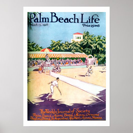 Palm Beach Life #12, Print Poster (Vorne)