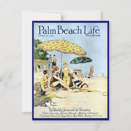 Palm Beach Life #3 Einladung (Vorderseite)