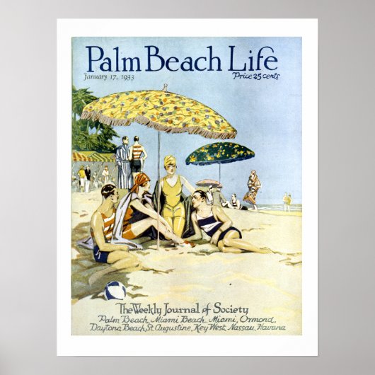 Palm Beach Life #3 Print Poster (Vorne)