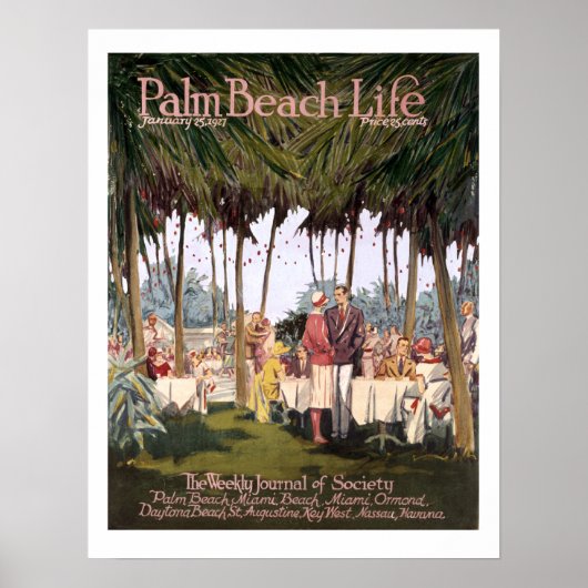 Palm Beach Life #7 Print Poster (Vorne)