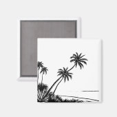 Palm Beach Magnet (Vorderseite/Rückseite)