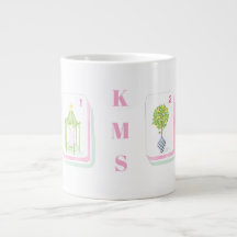 Palm Beach Mahjong-Kachel Personalized 15 Oz