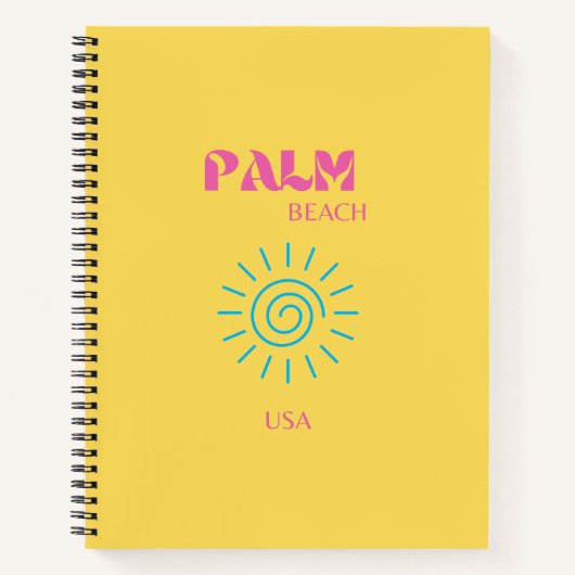 PALM BEACH NOTIZBLOCK (Vorderseite)