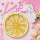 Palm Beach Orange Slice Citrus Party Pappteller (Party)