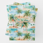 Palm Beach Packpapier Geschenkpapier Set (Beispiel)