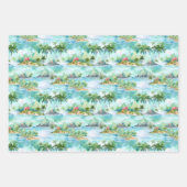 Palm Beach Packpapier Geschenkpapier Set (Vorderseite 3)