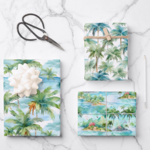 Palm Beach Packpapier Geschenkpapier Set