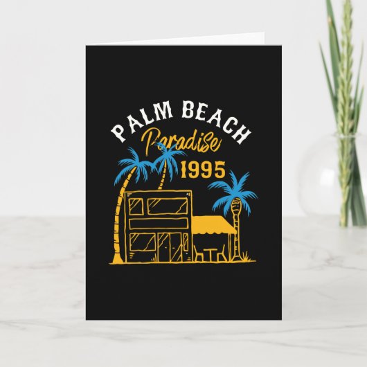 Palm Beach Paradies Karte (Vorderseite)