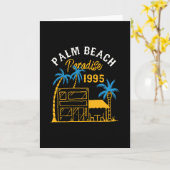Palm Beach Paradies Karte (Gelbe Blume)