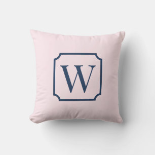Palm Beach Pink Monogram Schlafsaal Kissen