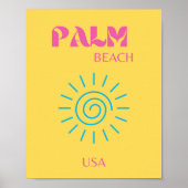 PALM BEACH POSTER (Vorne)