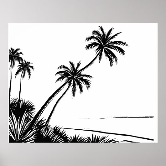 Palm Beach Poster (Vorne)