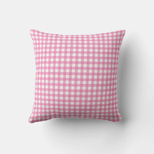 Palm Beach Preppy Gingham-Wurfkissen   Bunt Kissen