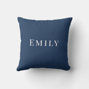 Palm Beach Preppy Kissen mit personalisiertem Name