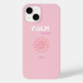 Palm Beach, Preppy, Preppy Room, rosa Case-Mate iPhone Hülle (Rückseite)