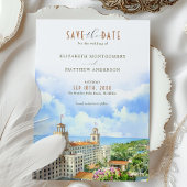 Palm Beach Save the Date Karte The Breakfast Resor
