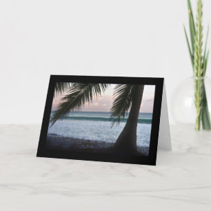 Palm Beach Scene Card Karte