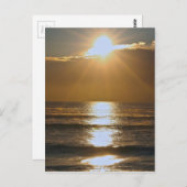 Palm Beach Sonnenaufgang Postkarte (Vorne/Hinten)