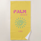 PALM BEACH STRANDTUCH (Vorderseite)