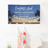 Palm Beach String Lights Glückwunschs Graduation P Banner (Insitu)