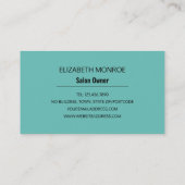 Palm Beach, Tanning Salon Visitenkarte (Rückseite)