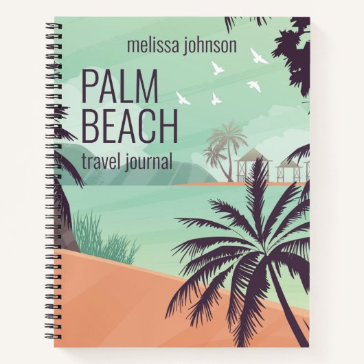 Palm Beach Travel Notizblock (Vorderseite)