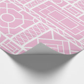 Palm Beach Trellis Geschenkpapier (Ecke)
