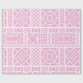 Palm Beach Trellis Geschenkpapier (Flach)