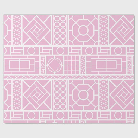 Palm Beach Trellis Geschenkpapier (Flach)